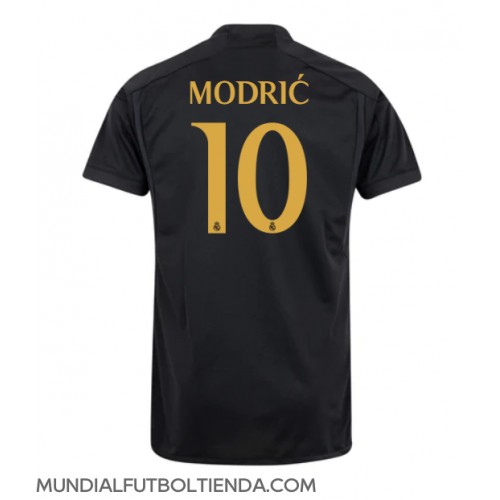 Camiseta Real Madrid Luka Modric #10 Tercera Equipación Replica 2023-24 mangas cortas